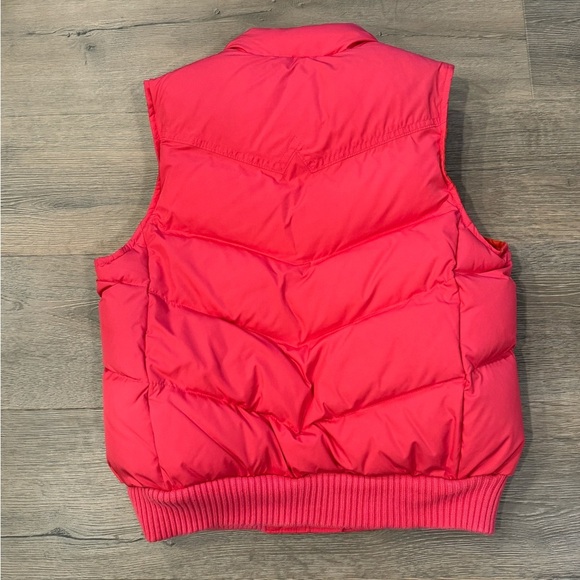 Gap Puffer Snap Button Vest Barbie Hot Pink Y2K - Picture 6 of 7
